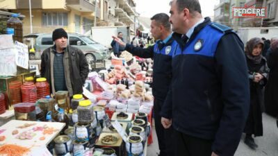 Battalgazi Belediyesi Zabıta Müdürlüğü ekipleri, ilçe genelinde kurulan semt pazarlarında