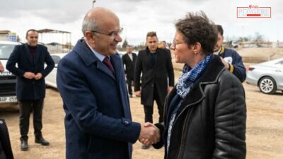 Malatya Büyükşehir Belediye Başkanı Sami Er, Fransa’nın Türkiye Büyükelçisi Isabelle