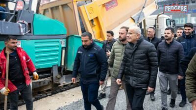 Malatya Büyükşehir Belediye Başkanı Sami Er, çarşı merkezinde Kışla Caddesi
