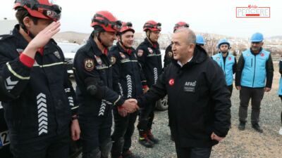 01-07 Mart Deprem Haftası kapsamında AFAD koordinasyonunda düzenlenen tatbikata Elazığ