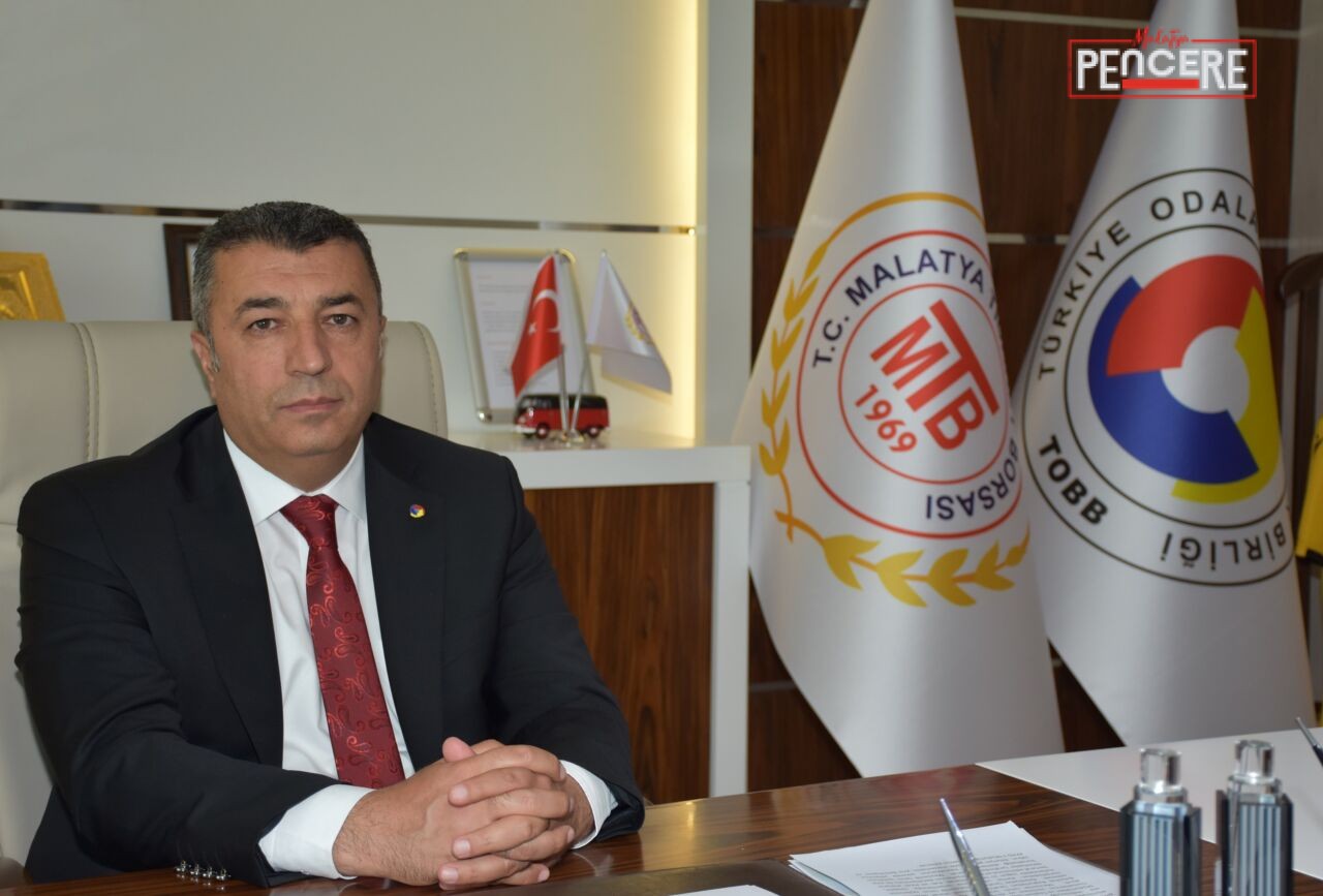 Malatya Ticaret Borsası (MTB) Yönetim Kurulu Başkanı Ramazan Özcan, Ramazan