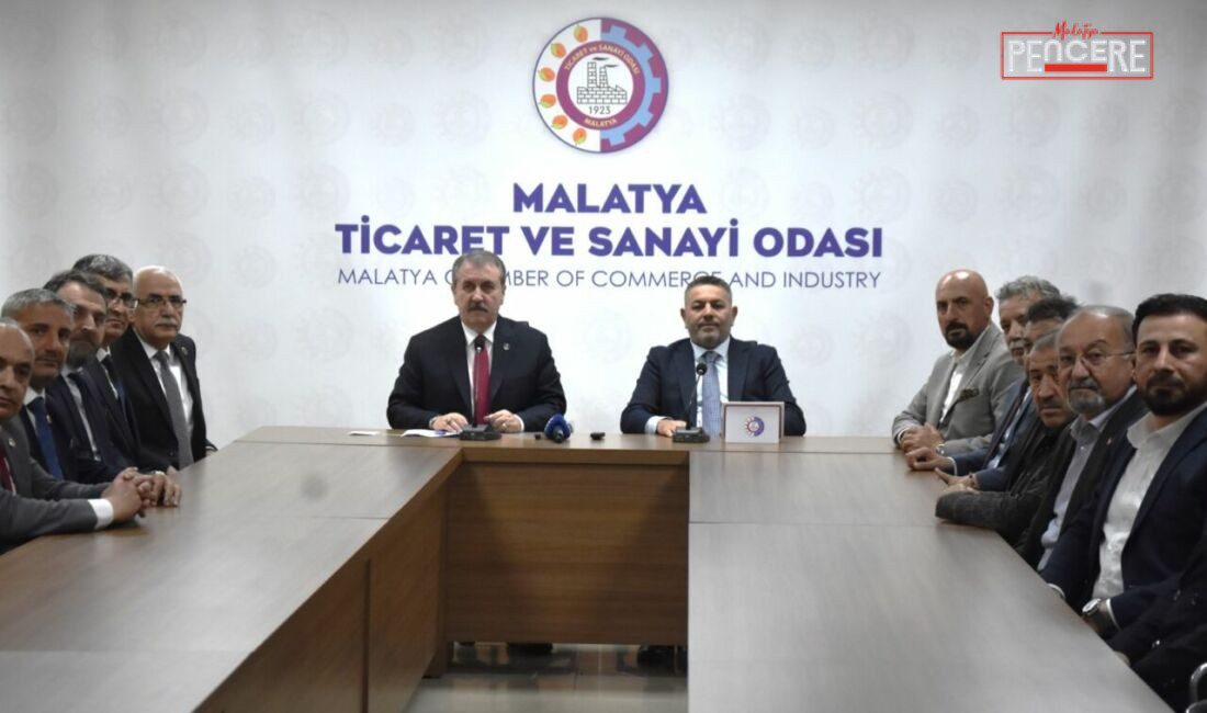 Büyük Birlik Partisi Genel Başkanı Mustafa Destici, Malatya Ticaret ve