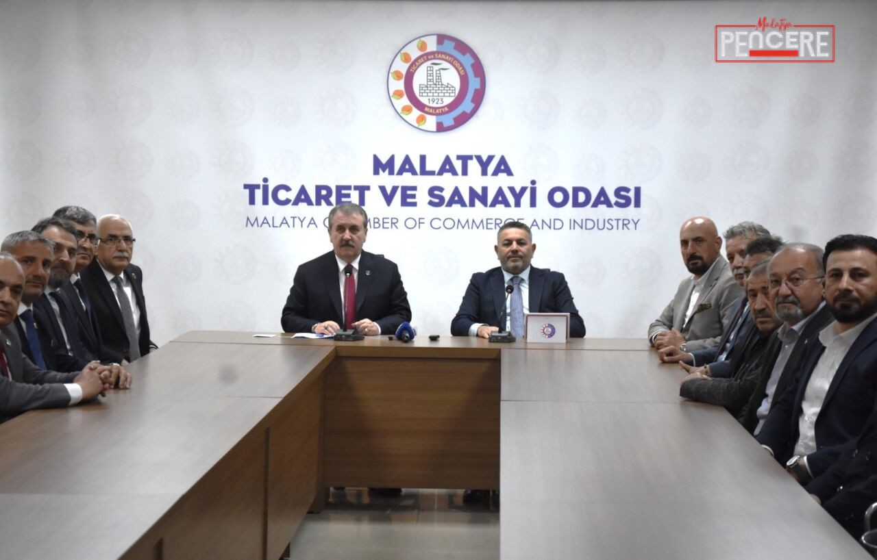 Büyük Birlik Partisi Genel Başkanı Mustafa Destici, Malatya Ticaret ve