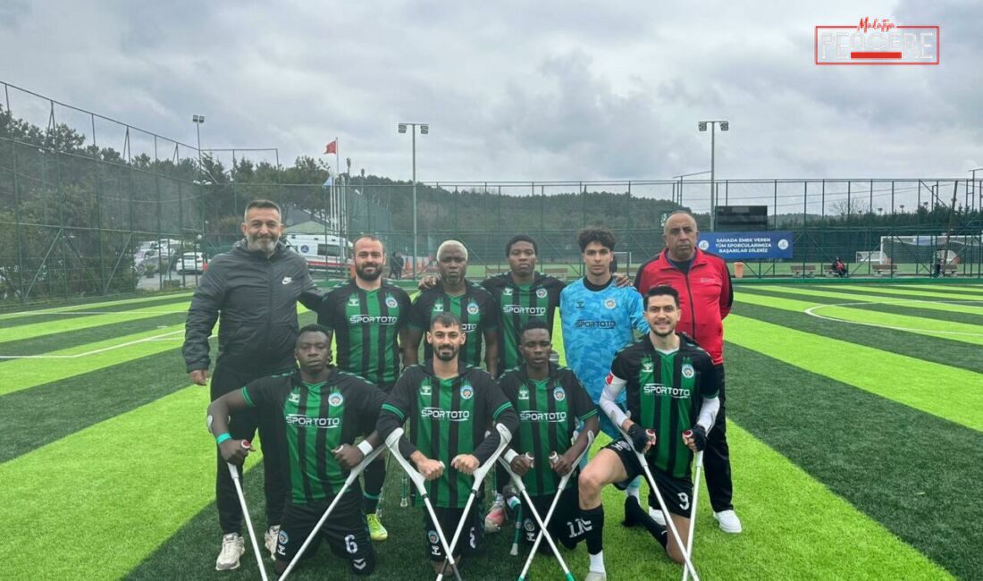 Ampute Futbol Süper Ligi’nde mücadele eden Malatya Büyükşehir Ampute Futbol