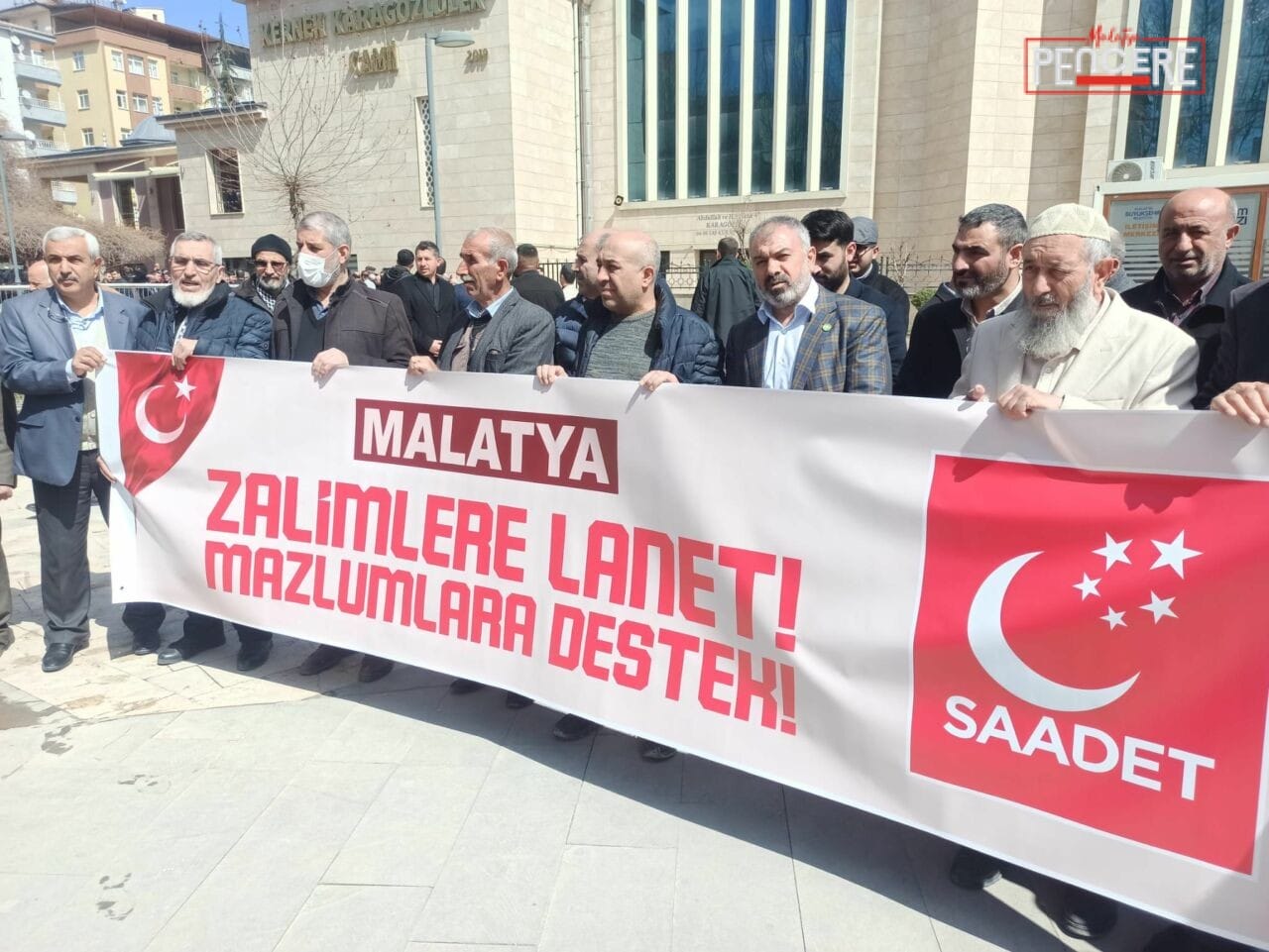 Saadet Partisi Malatya teşkilatı, Gazze ve İran’a yönelik saldırılara tepki
