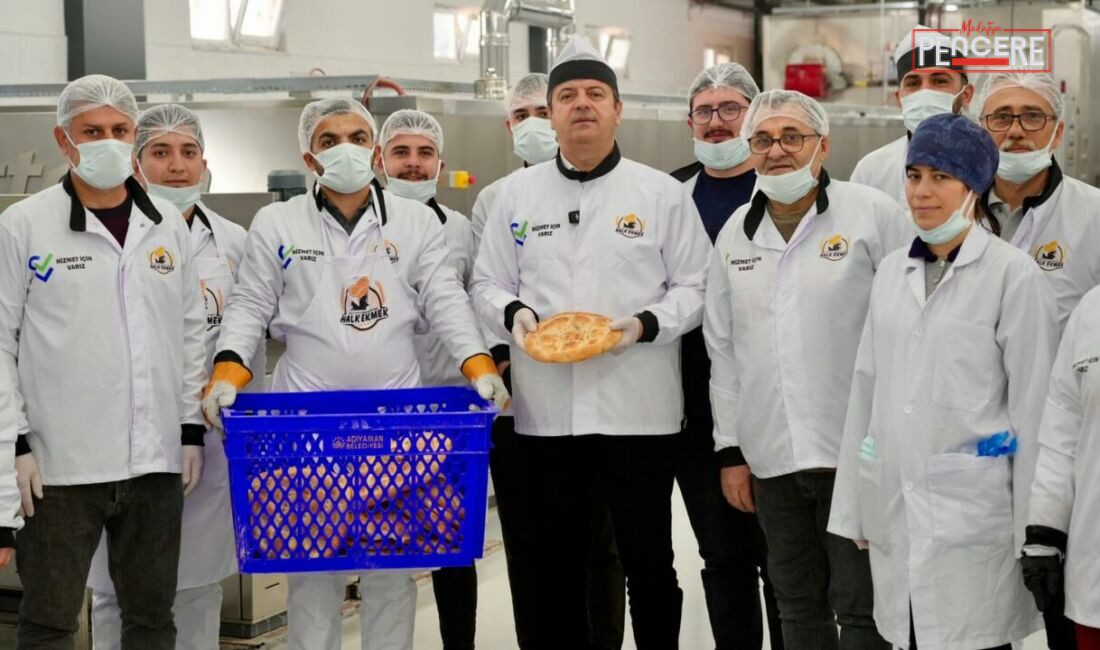 Adıyaman Belediyesi tarafından projelendirilen Halk Ekmek Fabrikası, Belediye Başkanı Abdurrahman