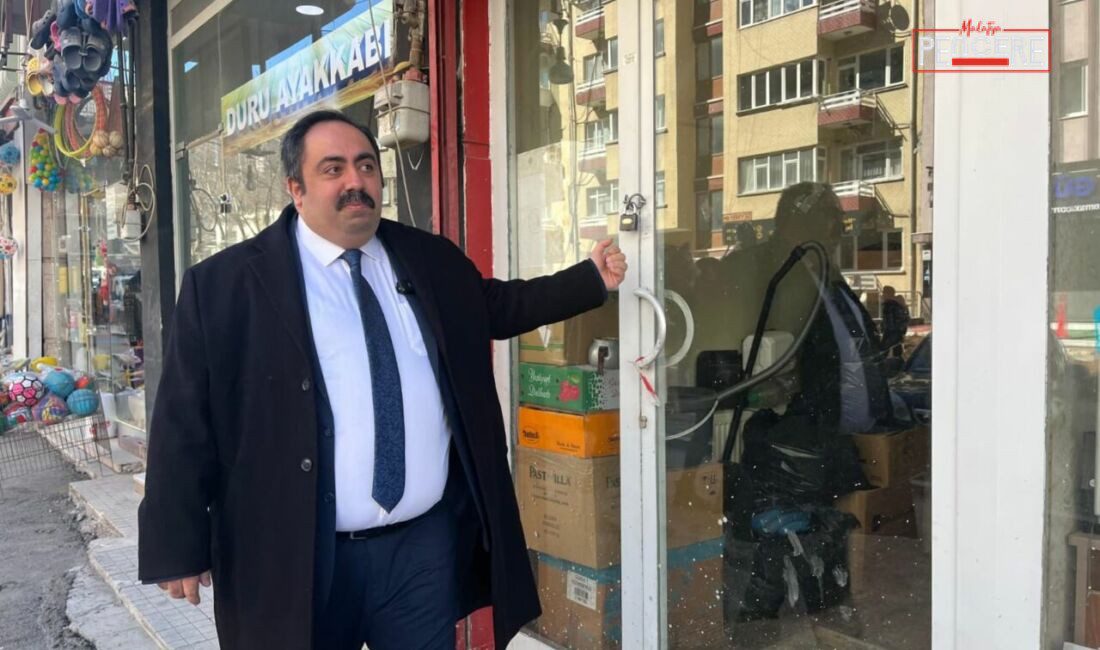 CHP Malatya İl Başkanı Barış Yıldız, Fuzuli Caddesi’nde süren çalışmalar