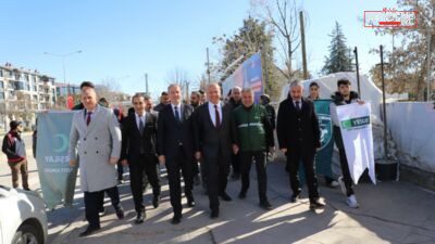 Adıyaman’da 1-7 Mart Yeşilay Haftası kapsamında farkındalık yürüyüşü gerçekleştirildi. İl