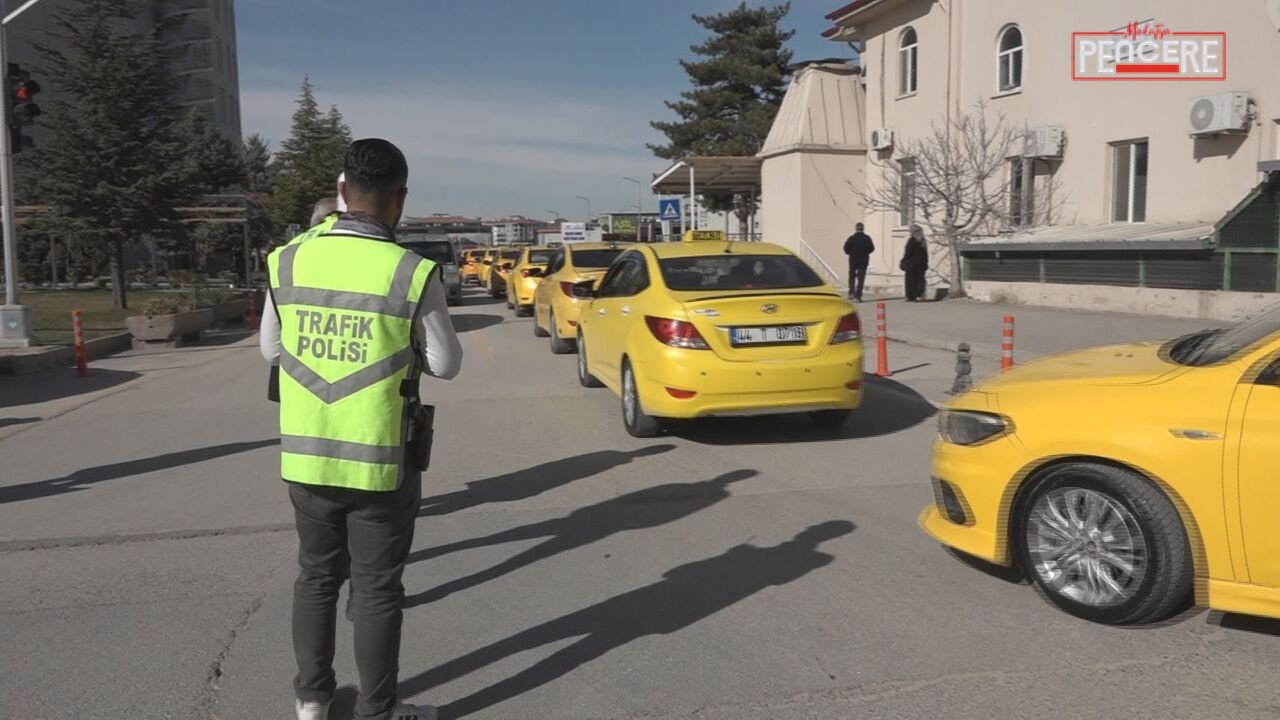 Malatya’da ticari taksi sürücüleri, artan akaryakıt ve işletme maliyetleri karşısında