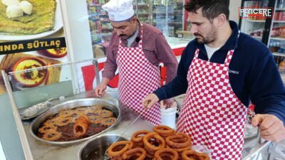Malatya’nın Darende ilçesinde Ramazan ayında halka ve tulumba tatlısına olan