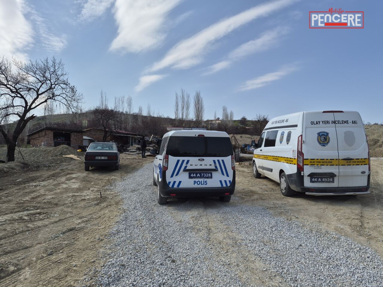 Malatya’nın Battalgazi ilçesinde bir inşaat alanında çalışan işçi dengesini kaybederek