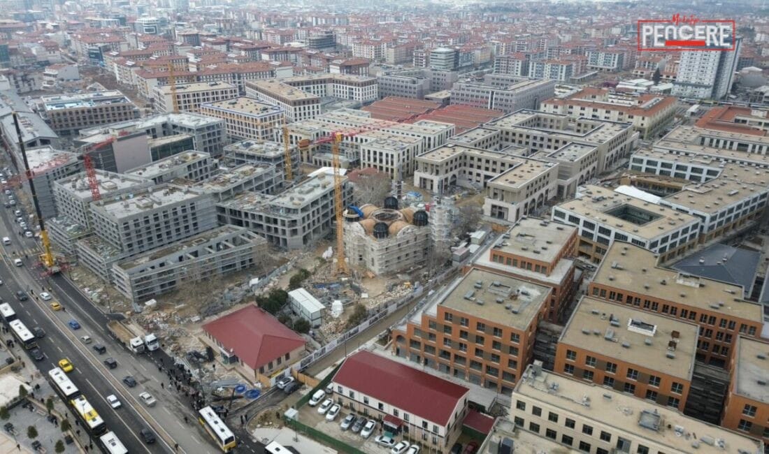 Malatya’nın Battalgazi ilçesinde Akpınar bölgesinde yapımı büyük ölçüde tamamlanan yeni