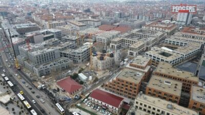 Malatya’nın Battalgazi ilçesinde Akpınar bölgesinde yapımı büyük ölçüde tamamlanan yeni