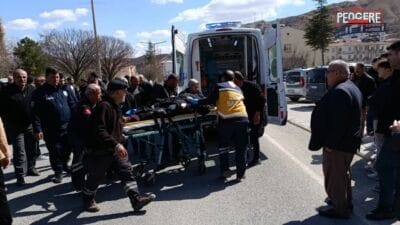 Malatya’nın Darende ilçesinde otomobilin çarpması sonucu ağır yaralanan 70 yaşındaki