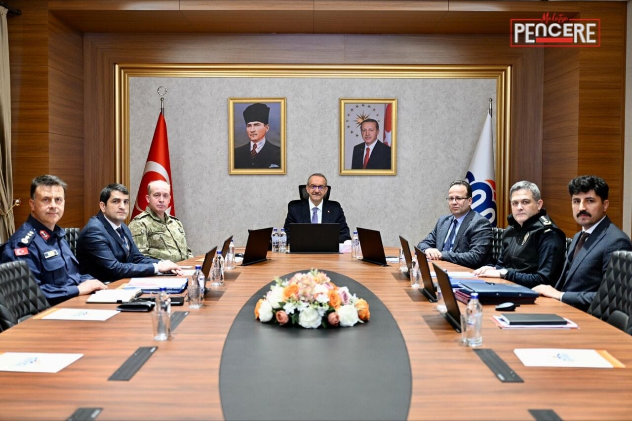 Malatya’da düzenlenen İl Güvenlik, Asayiş ve Koordinasyon Toplantısı’nda kent genelinde