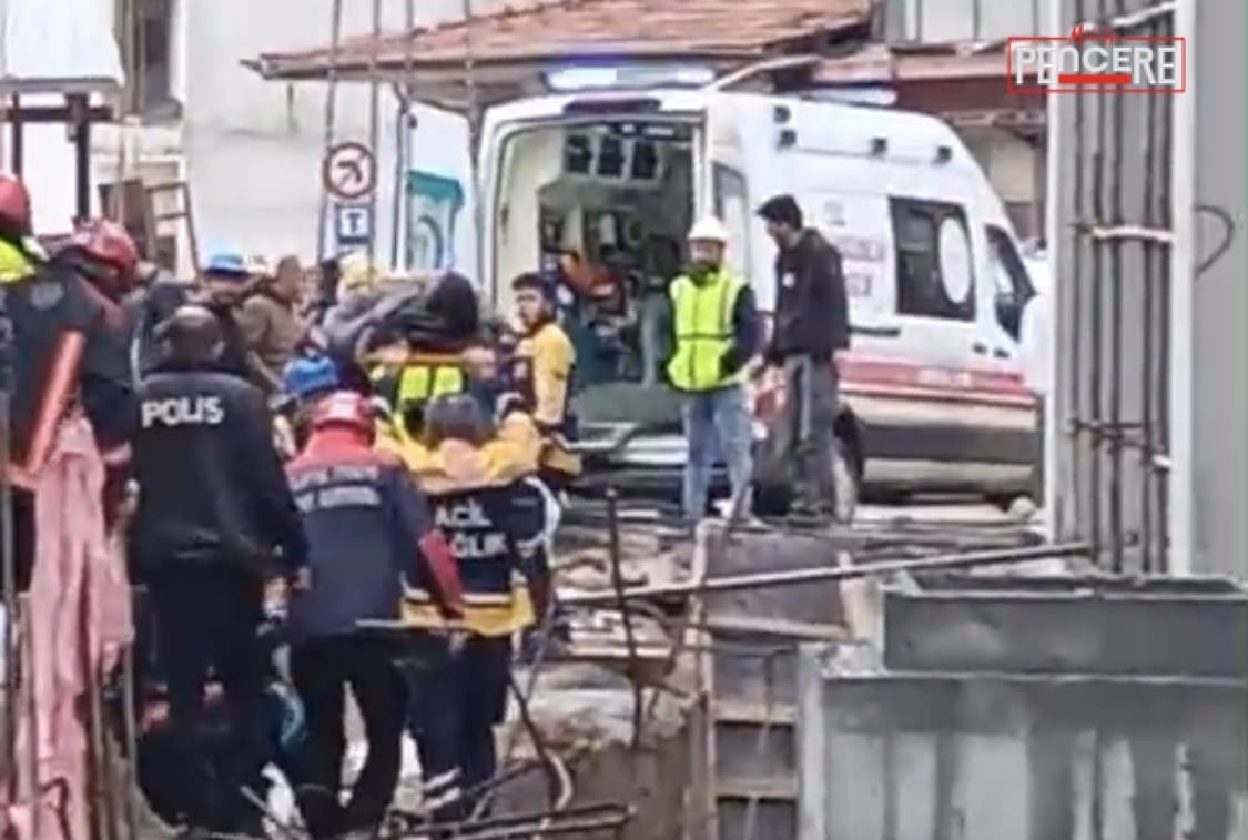 Malatya kent merkezinde yapımı süren rezerv alan inşaatında meydana gelen