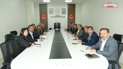 Adıyaman İl Milli Eğitim Müdürü Ali Tosun başkanlığında düzenlenen Haftalık