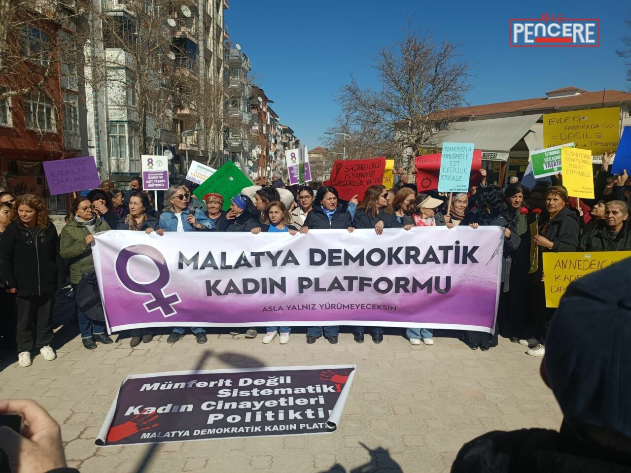 Malatya’da 8 Mart Dünya Emekçi Kadınlar Günü kapsamında siyasi partiler