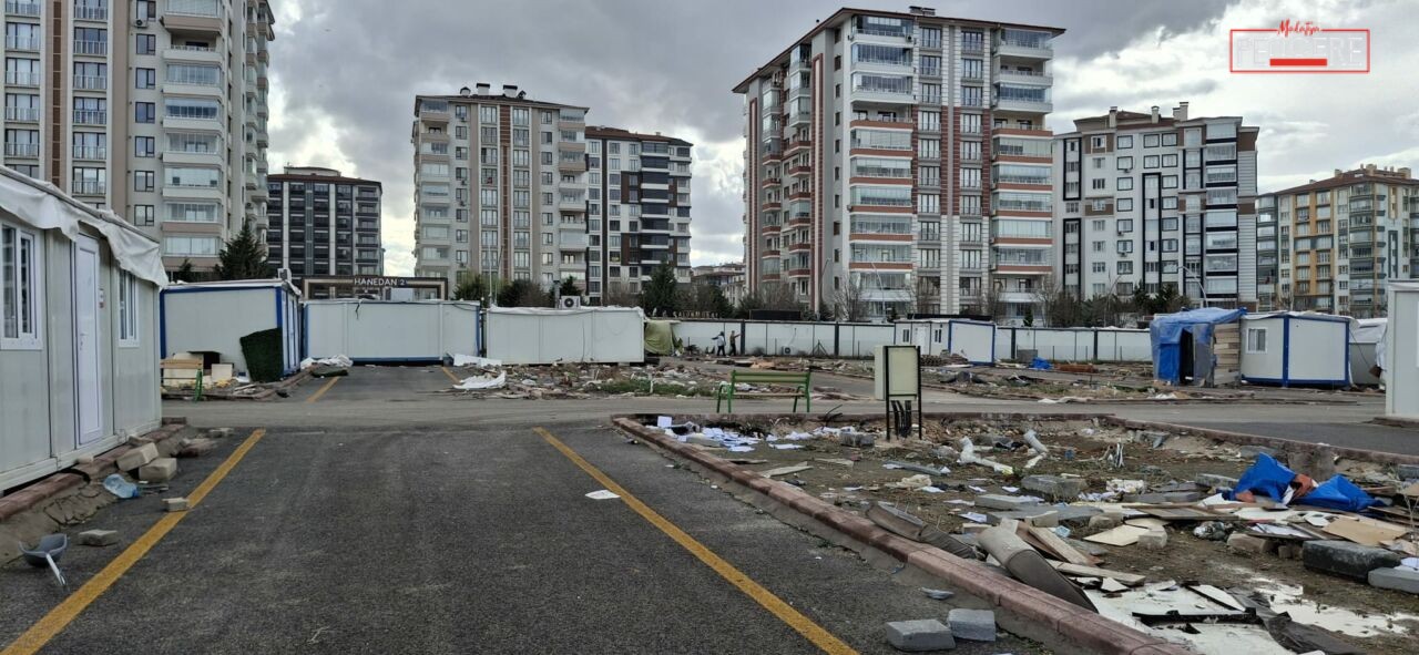 Malatya’nın Yeşilyurt ilçesinde bulunan MİAD Konteyner Kent, bugün itibarıyla