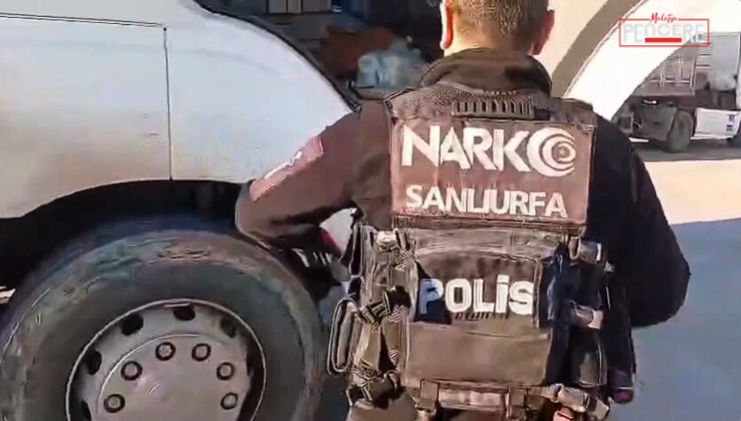 Şanlıurfa İl Emniyet Müdürlüğü ekiplerinin narkotik suçlarla mücadele kapsamında düzenlediği
