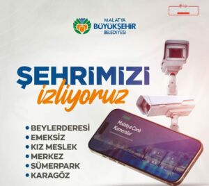 Malatya Büyükşehir Belediyesi, seyret.malatya.bel.tr platformunu hizmete sunarak şehrin farklı noktalarını