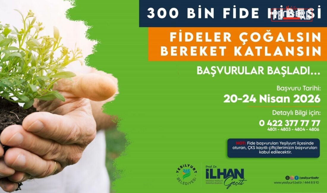 Yeşilyurt Belediyesi, tarımsal üretimi güçlendirmek ve çiftçilere destek olmak amacıyla