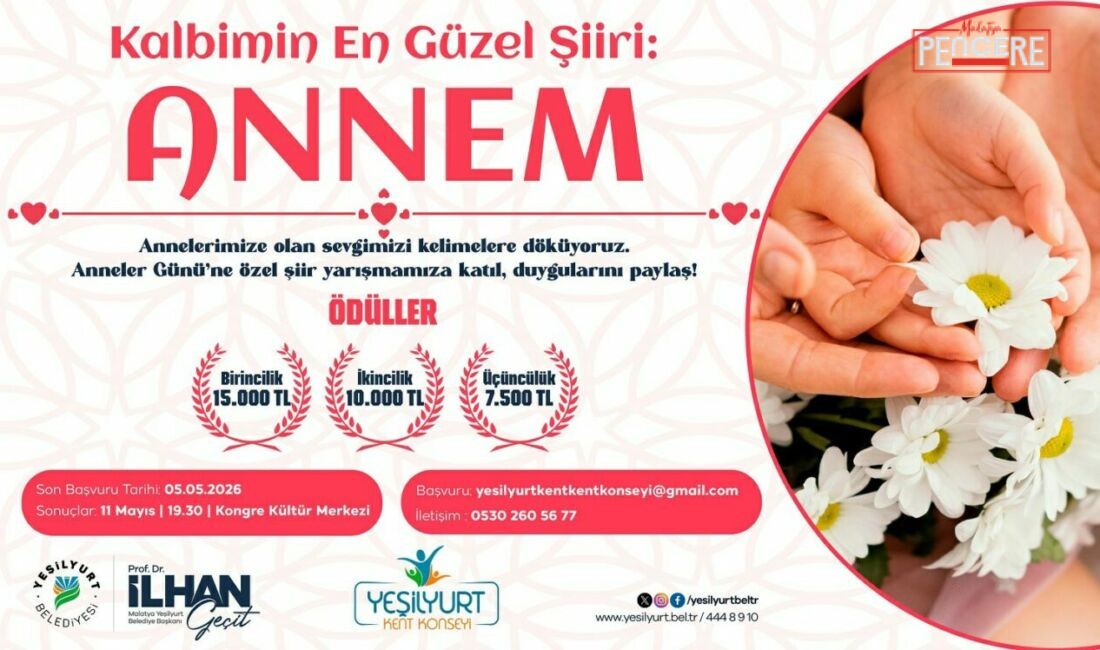 Yeşilyurt Belediyesi ile Yeşilyurt Kent Konseyi tarafından düzenlenen “Kalbimin En