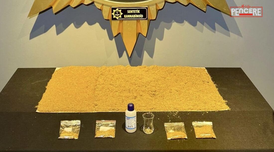Malatya’da İl Emniyet Müdürlüğü ekiplerince gerçekleştirilen uyuşturucu operasyonunda yaklaşık 1,5