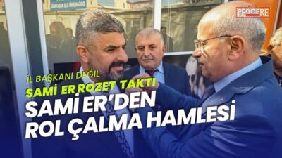 Sami Er’den Rol Çalma Hamlesi: İl Başkanı Değil, Belediye Başkanı Rozet Taktı! Belediye hizmetlerindeki performansı tartışılan Malatya Büyükşehir Belediye Başkanı Sami Er,
