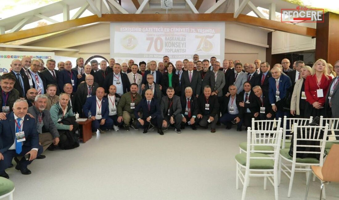 Türkiye Gazeteciler Federasyonu’nun 70. Başkanlar Konseyi toplantısı Eskişehir’de geniş katılımla