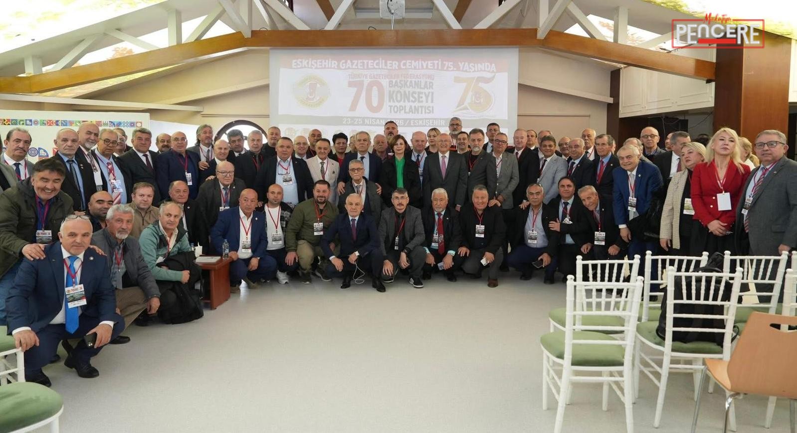 Türkiye Gazeteciler Federasyonu’nun 70. Başkanlar Konseyi toplantısı Eskişehir’de geniş katılımla
