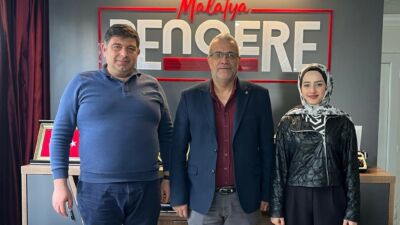 Malatya’da Atdarlar Esnaf Odası Başkanı Hasan Basri Orhan ve yönetim