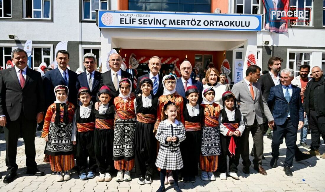 Yeşilyurt’ta hayırsever katkısıyla yapılan 24 derslikli modern okul törenle hizmete