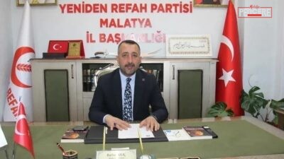 Yeniden Refah Partisi Malatya İl Başkanı Burhan Kılıç, 1 Mayıs