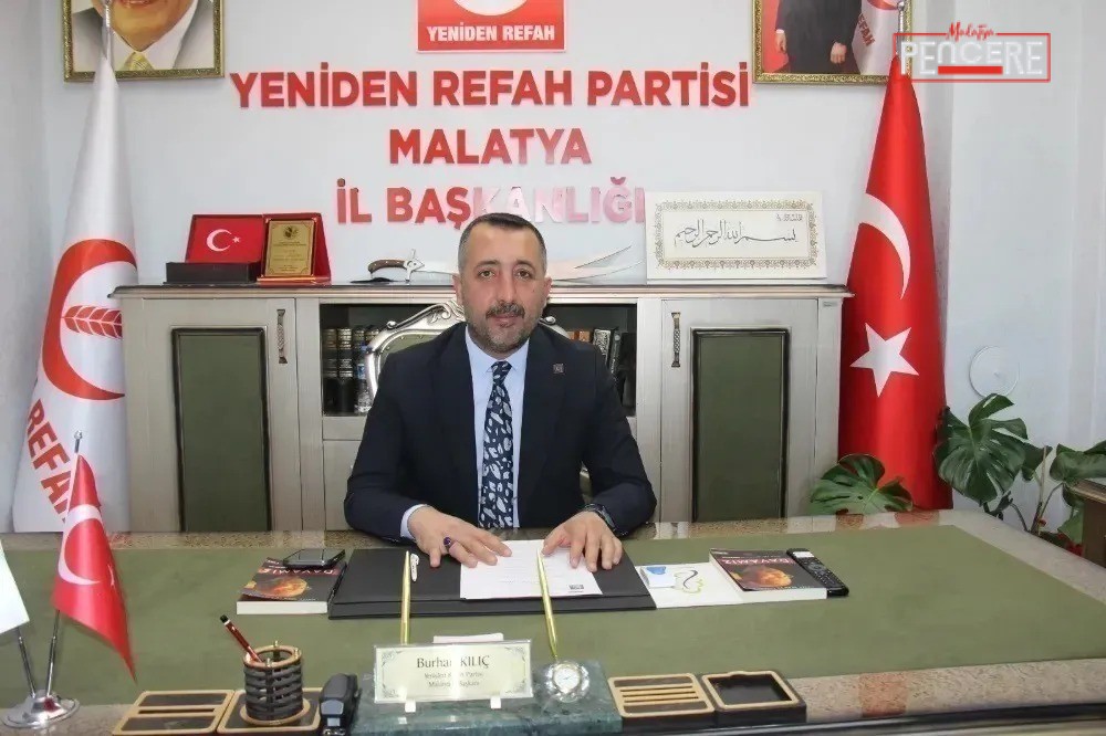 Yeniden Refah Partisi Malatya İl Başkanı Burhan Kılıç, 1 Mayıs