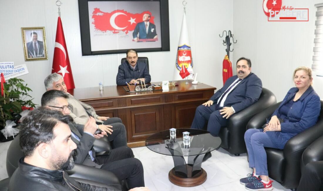 CHP Malatya İl Başkanı Barış Yıldız ve beraberindeki heyetin ziyaretinde