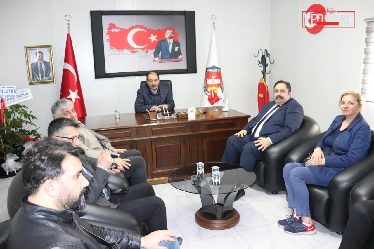 CHP Malatya İl Başkanı Barış Yıldız ve beraberindeki heyetin ziyaretinde