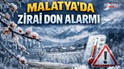 Malatya’da Zirai Don Alarmı! Malatya genelinde zirai don tehlikesi için alarm verildi. Yapılan son