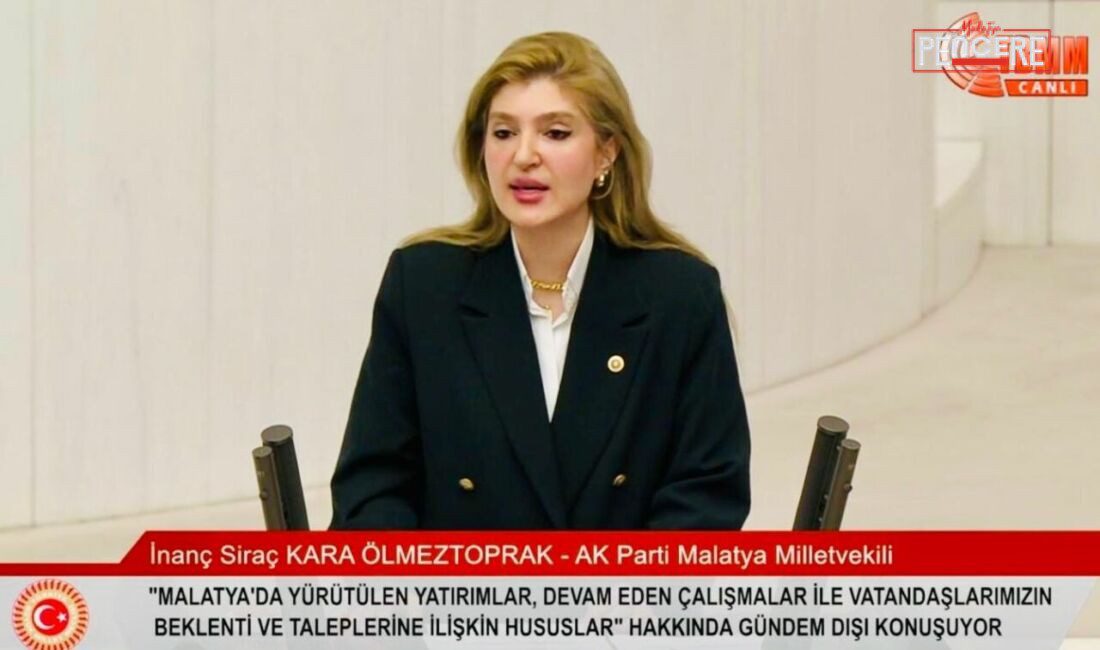 Ak Parti Malatya Milletvekili İnanç Siraç Kara Ölmeztoprak, Türkiye Büyük