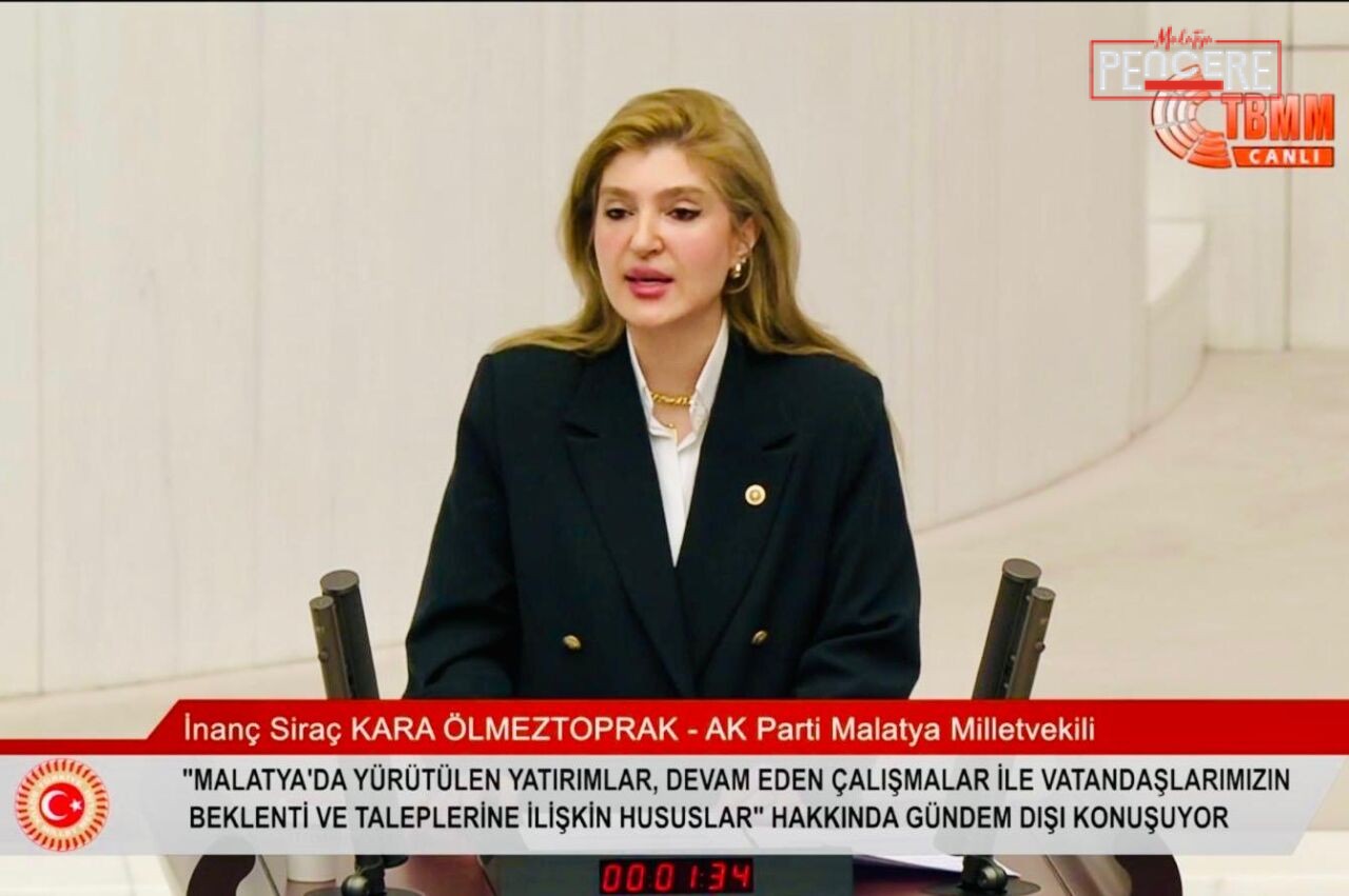 Ak Parti Malatya Milletvekili İnanç Siraç Kara Ölmeztoprak, Türkiye Büyük