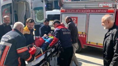Malatya’da bir inşaat şantiyesinde asansör boşluğuna düşen işçi yaralandı. Olay