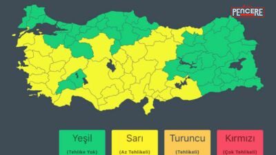 İçişleri Bakanlığı, Meteoroloji verilerine dayanarak Malatya’ya komşu iller için kuvvetli