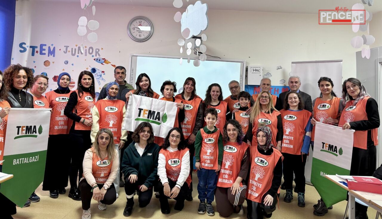 TEMA Vakfı tarafından Malatya’da düzenlenen Temel Gönüllü Eğitimi programına katılan