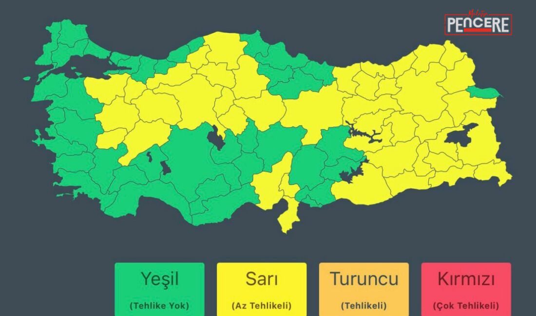 Meteoroloji Genel Müdürlüğü tarafından açıklanan verilere göre, 9-10 Nisan 2026