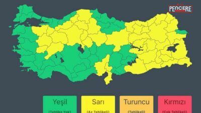 Meteoroloji Genel Müdürlüğü tarafından açıklanan verilere göre, 9-10 Nisan 2026