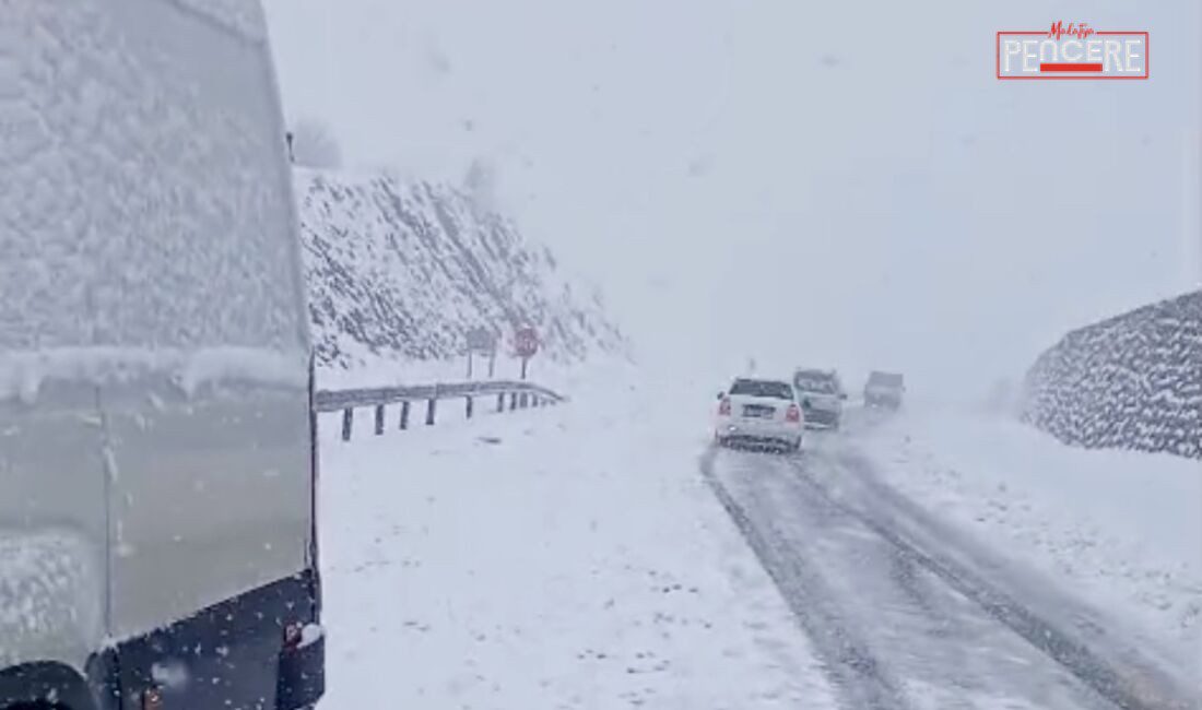 Malatya’da Nisan ayında etkisini artıran kar yağışı ve soğuk hava,