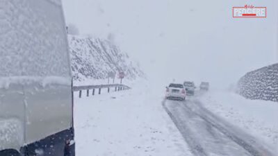 Malatya’da Nisan ayında etkisini artıran kar yağışı ve soğuk hava,