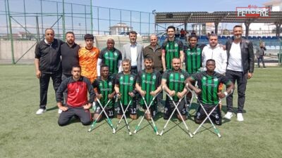 Ampute Futbol Türkiye Kupası çeyrek finalinde Pendik Belediye’yi 3-1 mağlup