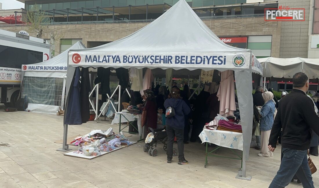 Malatya’da AVM önünde başlatılan 7 günlük kermesten elde edilecek gelirle