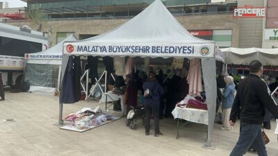 Malatya’da AVM önünde başlatılan 7 günlük kermesten elde edilecek gelirle